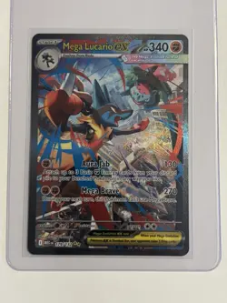 Pokemon Mega Lucario EX 179/132 - special illustration rare - mega evolution - Image 1