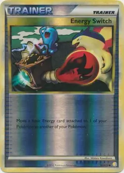 Energy Switch - 91/123 - Uncommon - Reverse Holo DMG, English Pokemon HeartGold - Image 1