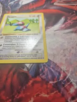 Pokemon TCG Porygon 1st Edition Shadowless Base Set 39/102 MP/HP - Image 2