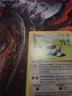 Pokemon TCG Porygon 1st Edition Shadowless Base Set 39/102 MP/HP - Image 4
