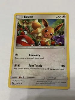 Pokemon Holo Eevee 48/68 EN Hidden Fates - Image 1
