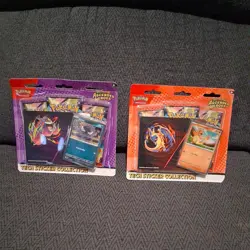 Pokemon Ascended Heroes 3 Pack Tech Sticker Collection Lot Ghastly & Charmander - Image 1