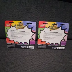 Pokemon Ascended Heroes 3 Pack Tech Sticker Collection Lot Ghastly & Charmander - Image 2