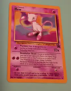 Wizards Mew, Basic Pokemon, Promo, Regular, Wotc Promo, 08/53 - Image 1