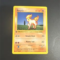 Pokemon TCG Ponyta 1st Edition Shadowless Base Set - Image 1