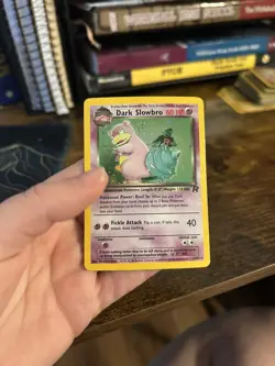 1999 Pokemon Team Rocket Dark Slowbro Holo 12/82 WOTC NM Vintage - Image 4