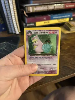 1999 Pokemon Team Rocket Dark Slowbro Holo 12/82 WOTC NM Vintage - Image 5