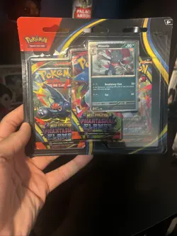 Pokemon Phantasmal Flames Weavile 3-Pack Booster Factory Sealed - Image 1