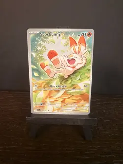 Pokemon Scorbunny Regular Basic 70 HP Sword & Shield 225/217 Fire 10+ Attack - Image 1