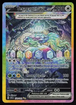 Terapagos ex 170/142 Special Illustration Rare Stellar Crown Pokemon - Image 1
