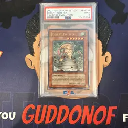PSA 9 MINT 2007 YU-GI-Oh! TAEV DESERT TWISTER EN034 1st Edition - Image 1