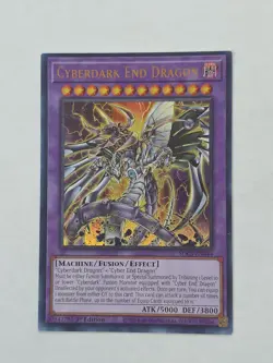 Yugioh! Cyberdark End Dragon SDCS-EN044 Ultra Rare 1st Edition - Image 1