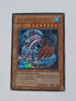 1st Edition Yugioh SD4-EN001 Ocean Dragon Lord Neo Daedalus Ultra Rare Foil - Image 1