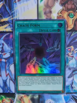 Yu-Gi-Oh x3 Chaos Form DUPO - EN049 Ultra Rare 1st Edition NM - Image 2