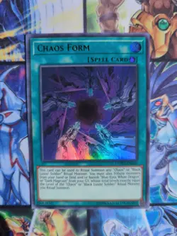 Yu-Gi-Oh x3 Chaos Form DUPO - EN049 Ultra Rare 1st Edition NM - Image 4