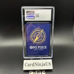 CGC 9 Roronoa Zoro OP06-118 SEC Parallel Wings of Captain ONE PIECE Card 199 - Image 2