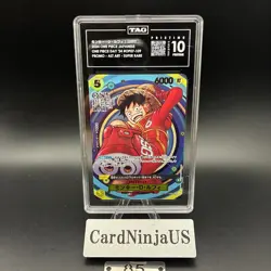 TAG 10 PRISTINE (993) Luffy SR OP07-109 Japanese One Piece Promo Card ONE PIECE - Image 1