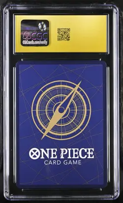 CGC 10 Pristine - Monkey D. Luffy OP07-109 Illustration Box 3 Promo One Piece B - Image 3