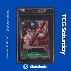 2025 ONE PIECE LEGACY OF THE MASTER #OP12-030 DRACULE MIHAWK ALTERNATE ART - Image 1