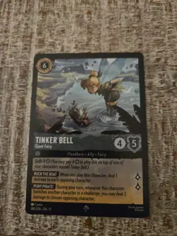 Tinker Bell Giant Fairy (FABLED) - 188/204 - Super Rare - Disney Lorcana - Image 1