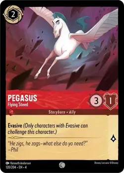 Pegasus - Flying Steed 120/204 Ursula's Return Non-Foil Disney Lorcana - Image 1