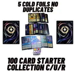 Disney Lorcana Trading Card Game - 100 Card Lot No Duplicates + 5 Cold Foils - Image 1