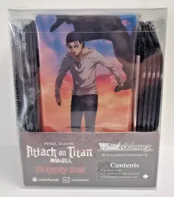 Weiss Schwarz Attack On Titan Final Season Supply Set Factory Sealed English Box - Image 3