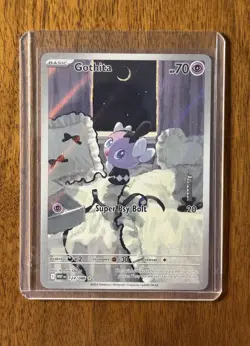 Gothita 124/086 Illustration Rare White Flare Pokemon Card NM Condition - Image 1