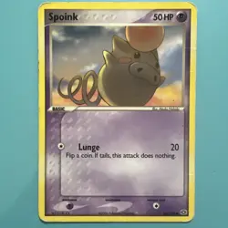 Spoink 66/106 Pokemon Card TCG Emerald Regular - Image 1