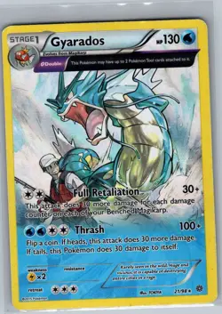 Gyarados 21/98 XY - Ancient Origins - Pokemon Card - MP - Image 1
