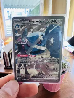 Pokemon Steven's Metagross EX Foil Card 289/217 340 HP 200 Attack - Image 1
