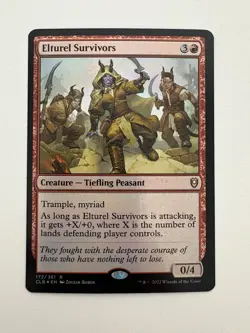 Elturel Survivors Foil MTG Magic the Gathering Card NM Near Mint CLB - Image 1
