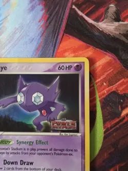 Sableye 22/108 Holo Rare Stamped Power Keepers Pokemon Card NM Ding check photo - Image 3