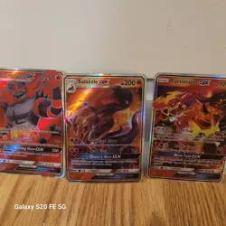 pokemon card lot 256 Cards Psychic And Fire Cards Comes With Energies - Image 2