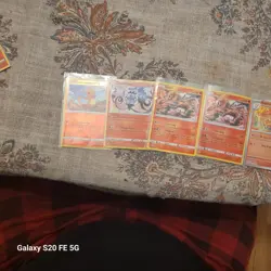 pokemon card lot 256 Cards Psychic And Fire Cards Comes With Energies - Image 4