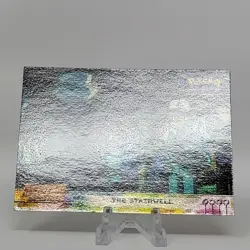 Pokemon Card The Stairwell #19 Rainbow Foil Textured Mewtwo Strikes Back Topps - Image 2