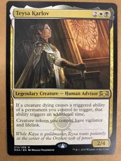 MTG 1x Teysa Karlov # 212 Ravnica Allegiance Magic the Gathering Card x1 NM - Image 1