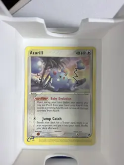 Pokemon Azurill Basic Normal Sandstorm 31/100 40 HP Uncommon 2003 Card - Image 1