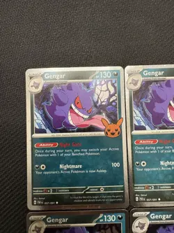 Gengar #57/91 Cosmos Holo Pokemon Card SET Halloween 🎃Trick Or Trade (x6) NM/LP - Image 2