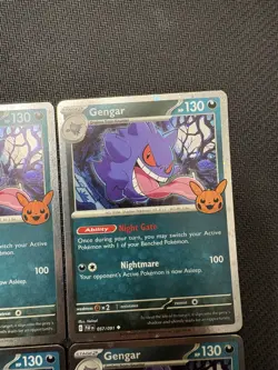 Gengar #57/91 Cosmos Holo Pokemon Card SET Halloween 🎃Trick Or Trade (x6) NM/LP - Image 4