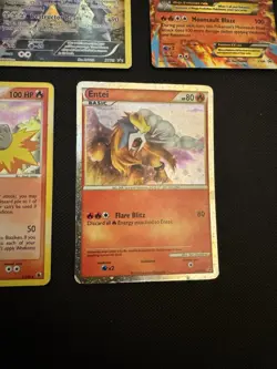 Pokemon Cards Lot of 8 Halos Rares Lot #13 see photos ink marks! Damage. - Image 3