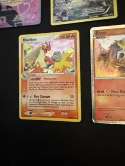 Pokemon Cards Lot of 8 Halos Rares Lot #13 see photos ink marks! Damage. - Image 4