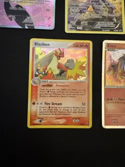 Pokemon Cards Lot of 8 Halos Rares Lot #13 see photos ink marks! Damage. - Image 5