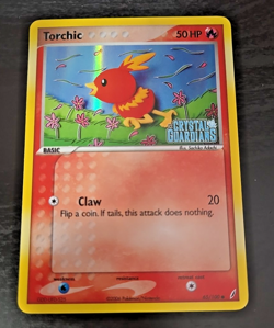 Pokemon Card - Torchic Crystal Guardians 65/100 Common Reverse Holo - Image 1