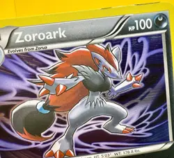 Zoroark 71/114 Holo Rare Black & White Pokemon Card 2011 LP - Image 4