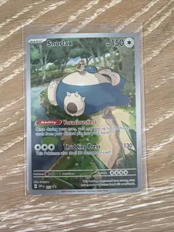 Pokemon TCG Snorlax 051 SV Scarlet & Violet Promo Card Holo, Near Mint Condition - Image 1