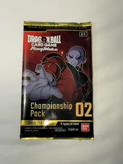 Dragon Ball Super Card Game Fusion World Championship Pack 02 English Sealed - Image 1