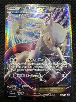 Pokemon Mewtwo EX XY125 Holo Card English 2016 - Image 1