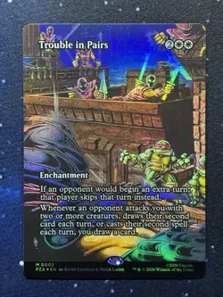 Trouble in Pairs (Borderless) Teenage Mutant Ninja Turtles Source Material Foil - Image 1