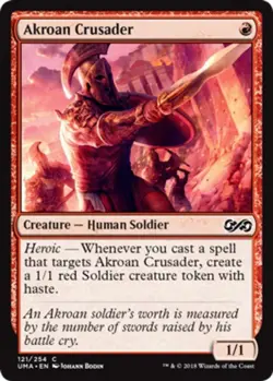 4x Akroan Crusader ~ Near Mint Ultimate Masters MTG Magic x4 4 UltimateMTG Plays - Image 1